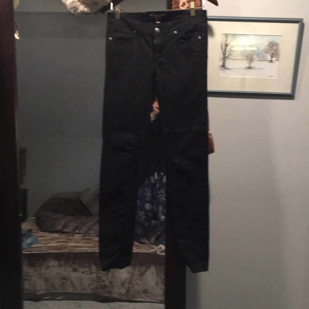 Paige jeans - black denim.